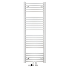 Těleso koupelnové trubkové Koralux Rondo Comfort KRTM 1500/750, výkon 984 W, středové připojení, barva bílá