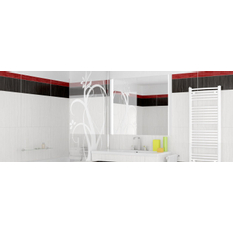 Těleso koupelnové trubkové Koralux Rondo Comfort KRTM 1500/750, výkon 984 W, středové připojení, barva bílá