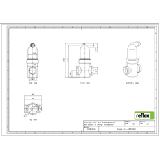 Odlučovač mikrobublin Reflex Exvoid A 1 mosaz