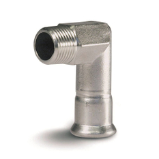 Přechodové koleno 90° - s vnějším závitem - N - 15mm-R1/2˝ IVAR.IVN31