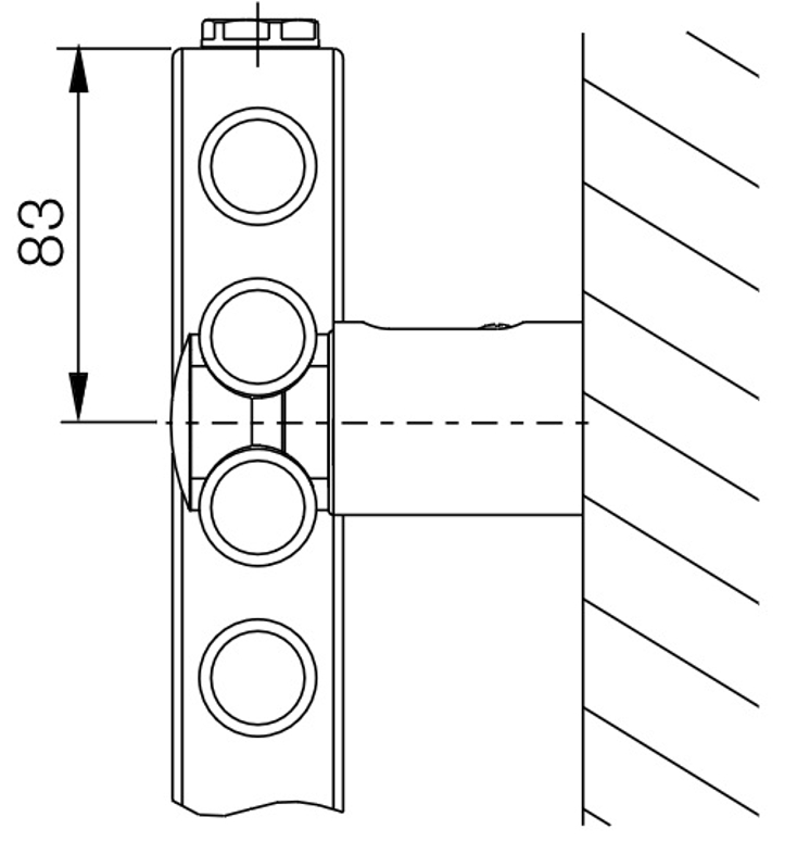 Těleso koupelnové trubkové elektrické Koralux Linear Max KLME 1500/600, výkon 800 W, topné těleso bez regulátoru, barva bílá