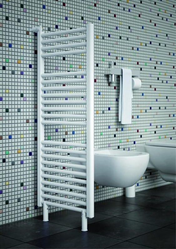 Těleso koupelnové trubkové Isan Grenada 1775 x 450 mm, 731 W, elektrické s regulátorem Mini PW, sněhově bílá RAL 9016
