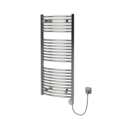 Těleso koupelnové trubkové Isan Grenada Radius 1775 x 750 mm, 1163 W, elektrické s regulátorem Mini PW, chrom