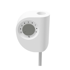 Těleso koupelnové trubkové Isan Ikaria Radius 1772 x 500 mm, 878 W, elektrické s regulátorem Mini PW, sněhově bílá RAL 9016