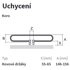 Těleso koupelnové trubkové Isan Koro 1215 x 600 mm, 1010 W, klasické připojení, sněhově bílá RAL 9016