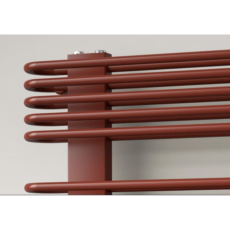 Těleso koupelnové trubkové Isan Koro Plus 1215 x 600 mm, 1010 W, elektrické s regulátorem Mini PW, sněhově bílá RAL 9016