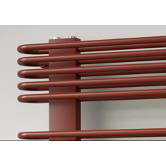Těleso koupelnové trubkové Isan Koro Plus 1215 x 600 mm, 1010 W, elektrické s regulátorem Mini PW, sněhově bílá RAL 9016