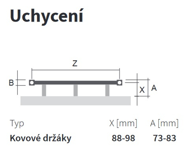 Těleso koupelnové trubkové Isan Tongia 1135 x 600 mm, 600 W, klasické připojení, sněhově bílá RAL 9016