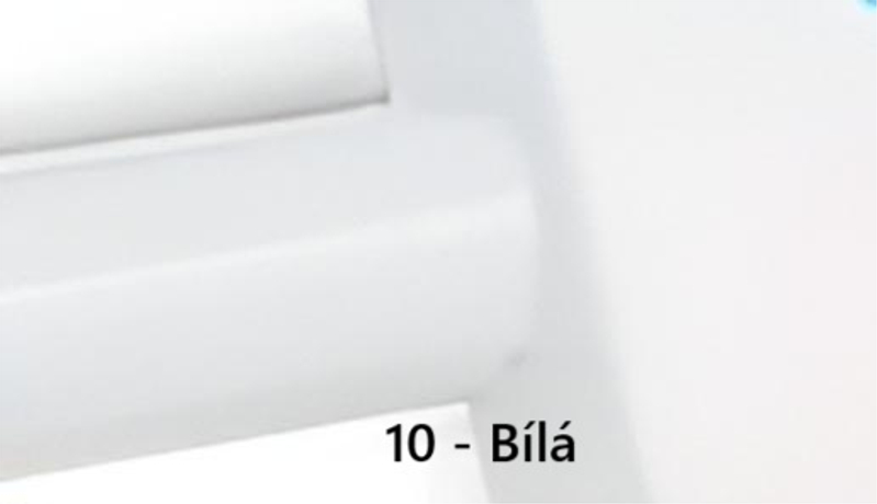 Těleso koupelnové trubkové Koralux Rondo Max KRM 1820/600, výkon 1166 W, klasické připojení, barva bílá