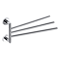 Držák ručníků trojitý Bemeta Omega otočný 410 x 195 x 70 mm chrom