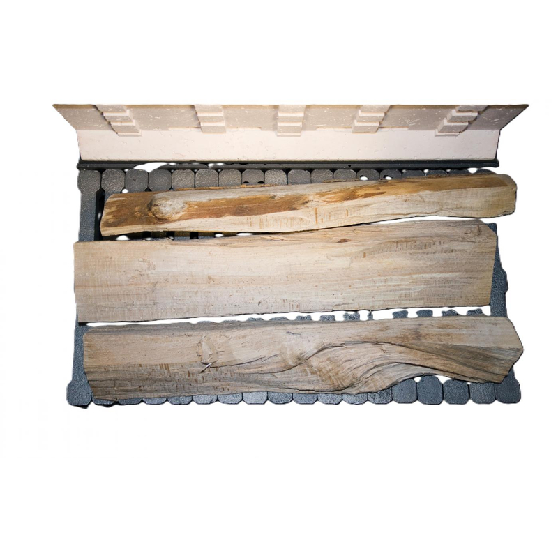 Pyrolytický kotel na dřevo a hnědé uhlí Rojek PK 30 kW, 5. třída dřevo, 4. třída hnědé uhlí