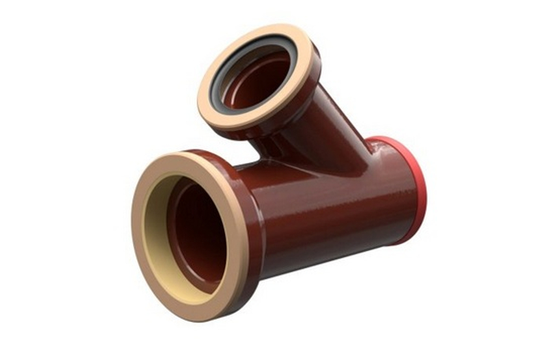 Odbočka kameninová Keramo Kera Pro, DN 300 x 200 - 45°, vysoké zatížení, třída pevnosti 240/200