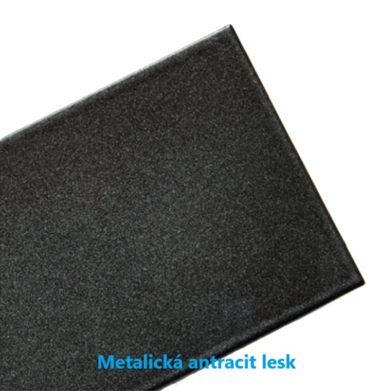 Těleso koupelnové PMH Ulysses 900 x 838 mm, 400 W, klasické připojení, Metalická antracit lesklá