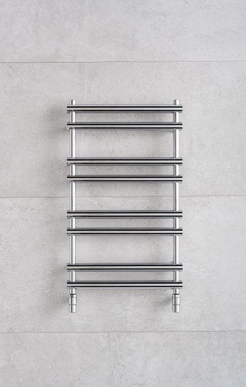 Těleso koupelnové PMH Ulysses 900 x 838 mm, 400 W, klasické připojení, Metalická antracit lesklá
