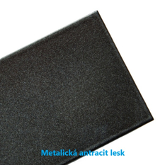 Těleso koupelnové PMH Ulysses 900 x 838 mm, 400 W, klasické připojení, Metalická antracit lesklá