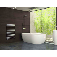 Těleso koupelnové PMH Ulysses 900 x 838 mm, 400 W, klasické připojení, Metalická antracit lesklá