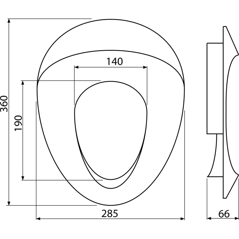 WC sedátko Alcadrain (Alcaplast) - dětská vložka A68