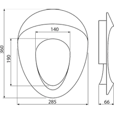 WC sedátko Alcadrain (Alcaplast) - dětská vložka A68