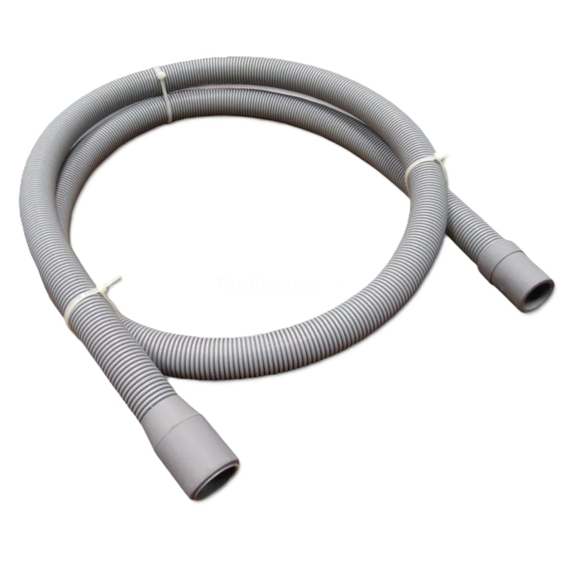 Hadice pračková Tubi vypouštěcí R-R rovná 400 cm, šedá