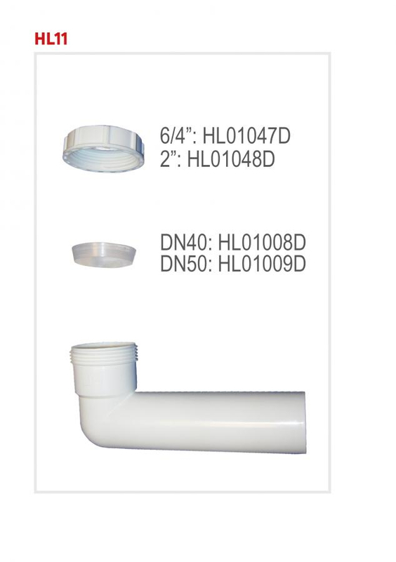 Prodlužovací koleno HL Hutterer & Lechner, DN40