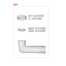 Prodlužovací koleno HL Hutterer & Lechner, DN40