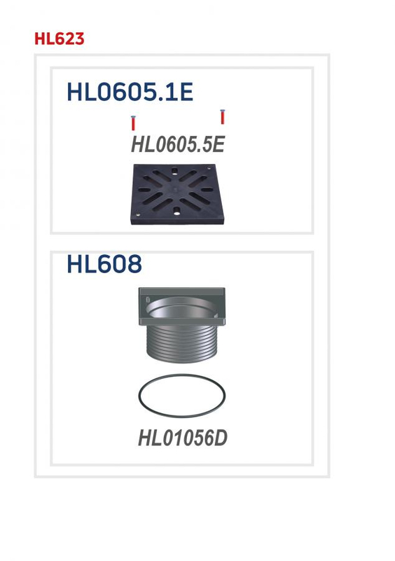 Nástavec HL Hutterer & Lechner, d 195mm/plast 240x240mm/plast 226x226mm