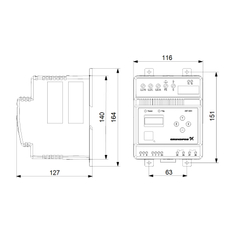 Příslušenství Grundfos MP 204 motor protector