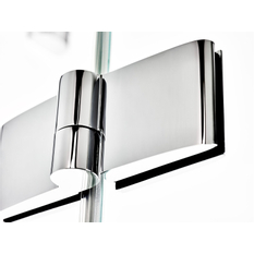 Sprchové dveře Ravak SMSD2 120 B-P, lesk/chrom+transparent