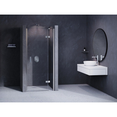 Sprchové dveře Ravak SMSD2 120 B-P, lesk/chrom+transparent
