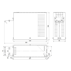 Filtr Grundfos Sinewave 200-500V IP20 8/7,5/5,5/5,5A