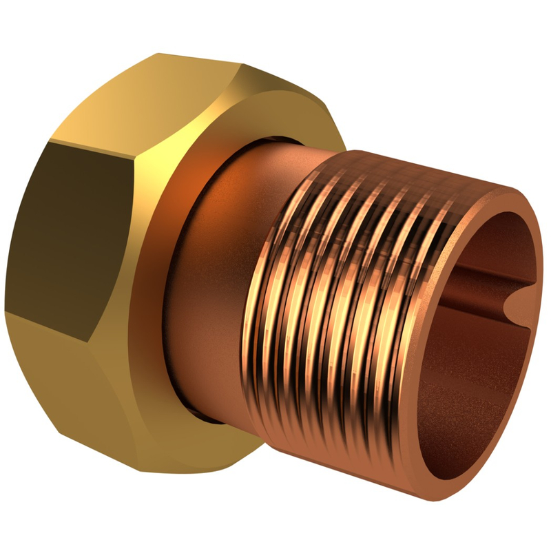 Šroubení s vnějším závitem z červeného bronzu Kemper, DN 15