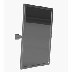 Zrcadlo výklopné Bemeta Help 600 x 400 mm nerez mat