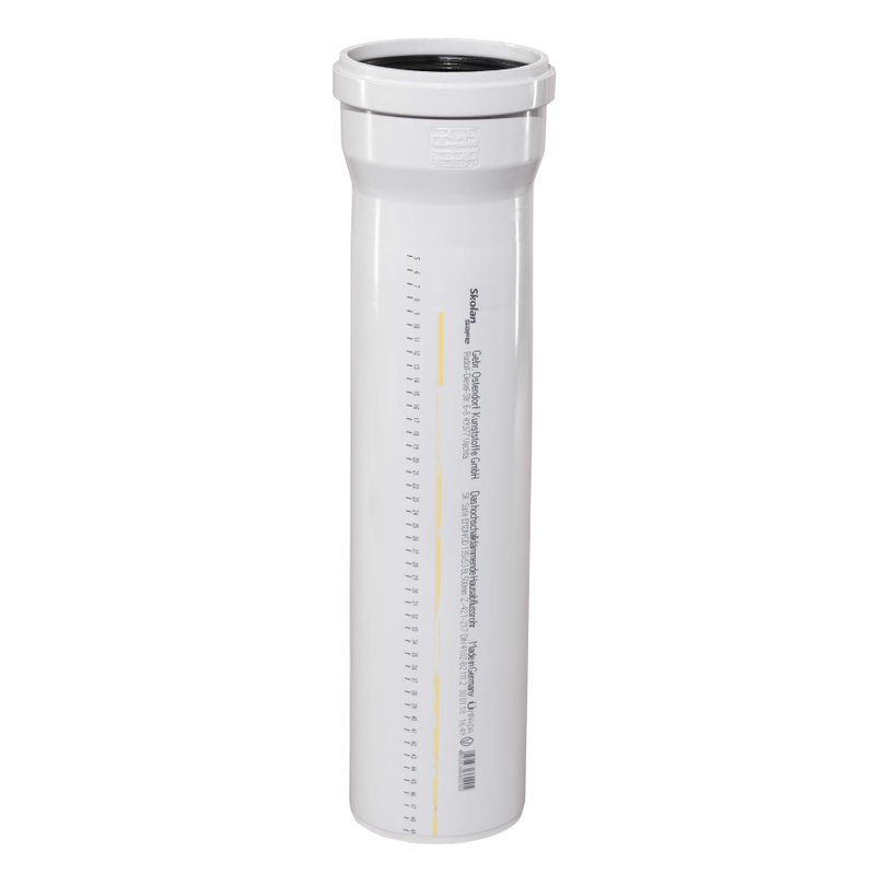 Trubka odpadní hrdlová odhlučněná Osma Skolan Safe SKEM DN 135 x 5,3 x 500 mm, světle šedá