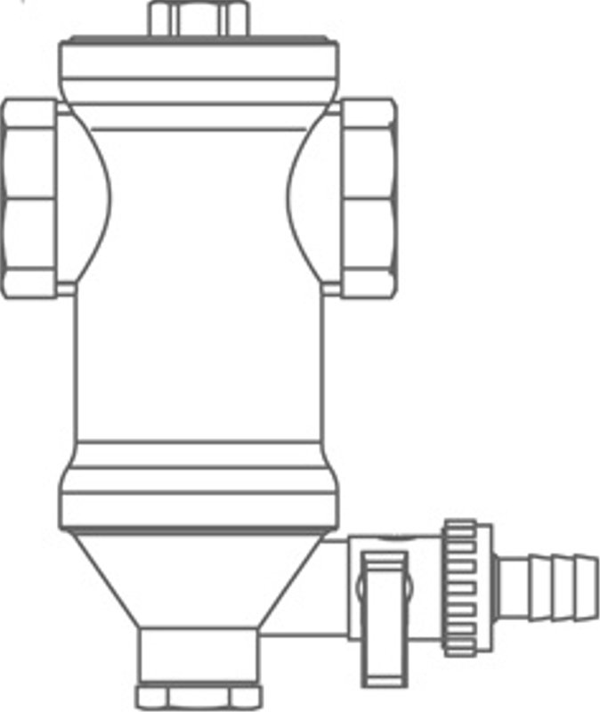 Separátor nečistot s magnetem Imi Pneumatex Zeparo ZUM 40, 6/4˝, 110°C, PN10