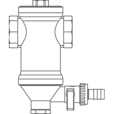 Separátor nečistot s magnetem Imi Pneumatex Zeparo ZUM 40, 6/4˝, 110°C, PN10
