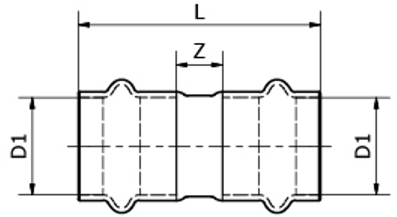 Nátrubek Conex Cu PG5270 Press Gas, d 40 mm