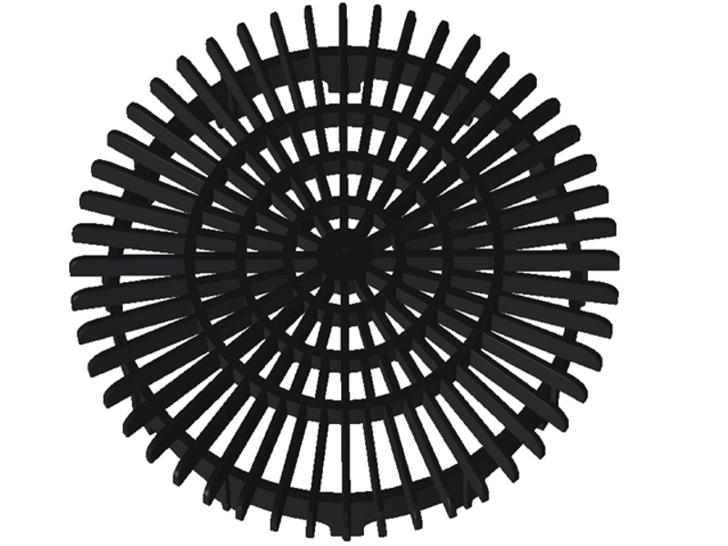 Plochý záchytný koš vhodný k sérii balkonových a terasových odtoků HL3100T a HL5100T HL Hutterer & Lechner