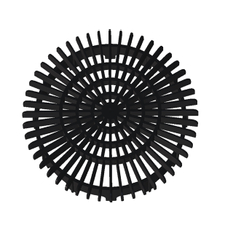 Plochý záchytný koš vhodný k sérii balkonových a terasových odtoků HL3100T a HL5100T HL Hutterer & Lechner