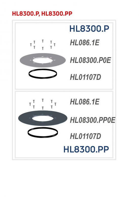 Izolační souprava s PVC přírubou HL Hutterer & Lechner, d 350mm
