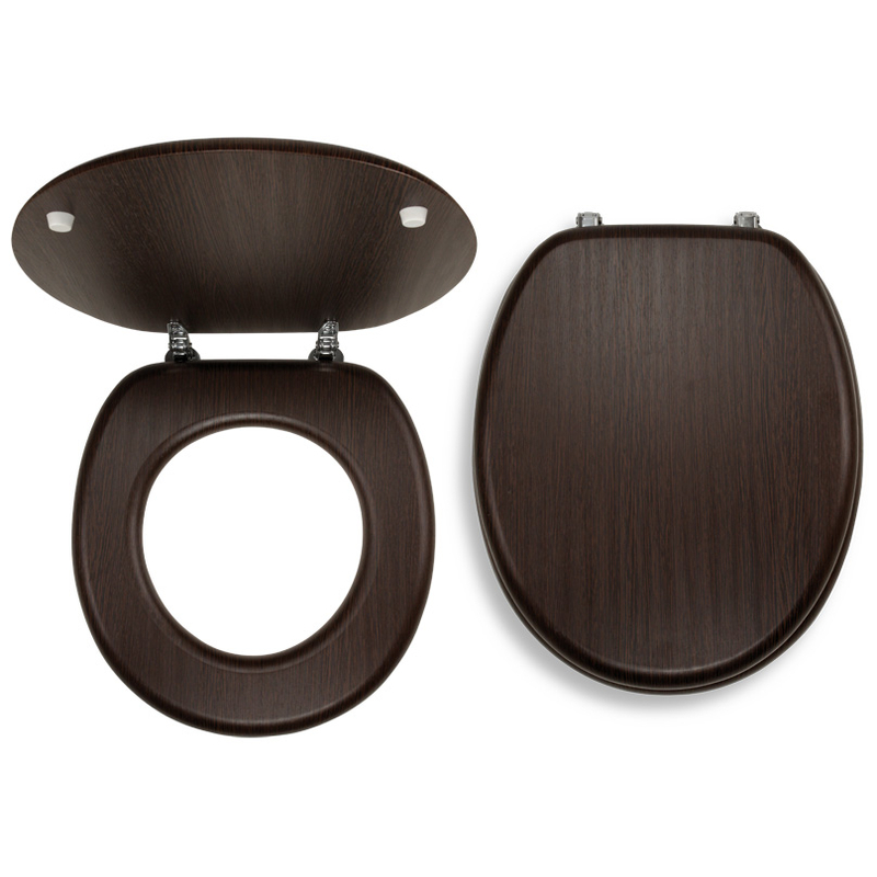 Novaservis Sedátko dýhované MDF WC/WENGE