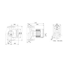 Čerpadlo oběhové Grundfos MAGNA3 80-120 F 360 1x230V PN10