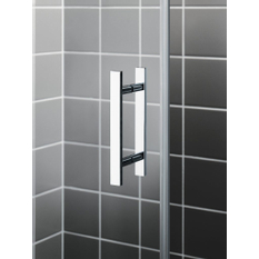 Čtvrtkruhový sprchový kout (kyvné dveře s pevnými poli) Kermi Filia XP FXP50 čiré ESG sklo s úpravou KermiCLEAN 90 x 90 x 200 cm