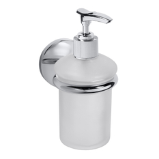 Dávkovač tekutého mýdla Bemeta Alfa 200 ml pískované sklo/chrom