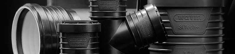 Trubka odpadní odhlučněná Wavin SiTech+ PP STEM DN 32 x 2,0 x 250 mm, černá