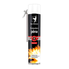 Protipožární pěna Den Braven trubičková dóza 750 ml, červená