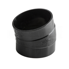 Koleno odvodňovací Wavin Quickstream HDPE d110/15°, černá