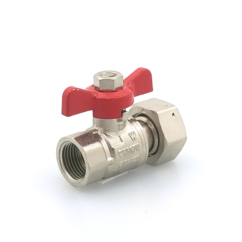 Kulový kohout Optiline vnitřní/vnitřní závit Art. 708 motýl 1/2˝ x 3/4˝ PN40