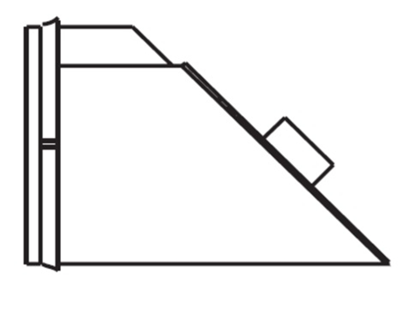 Zátka Almeva Varianta 1 - DN 80 - 315 s odbočkami 45°, 87° DN 60 - 250 mm černá