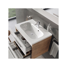 Umyvadlo Ravak Chrome 60, s otvorem pro baterii, s přepadem