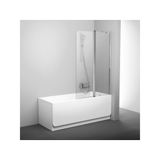 Vanová zástěna Ravak CVS2 100 L, lesk+transparent